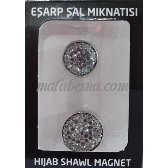 Silver Hijab Magnet