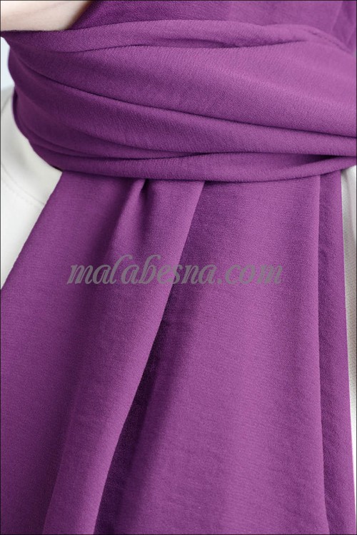 Purple Hijab - Jazz fabric