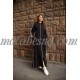 Black Sporty abaya with 3 white lines