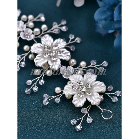 Flower Hair Band For Wedding Elegant