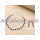 Set of silver and blue necklace and earrings Set of silver and blue necklace and earrings
