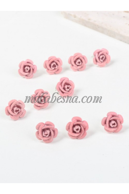 10 pink Hair clips