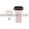 4 pieces pink watch accessory butterfly shape