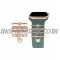 5 golden Pieces watch band rings with heart clip