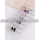 12 Round Colored Hijab Clip