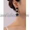 Black clover earring