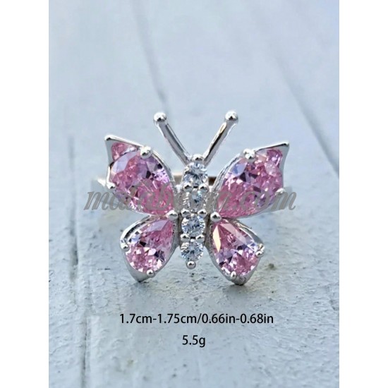 Silver ring with small butterfly Silver ring with small butterfly