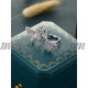 Silver open ring with 2 butterflies