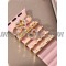 5 Pieces watch strap rings heart shape and mix designs