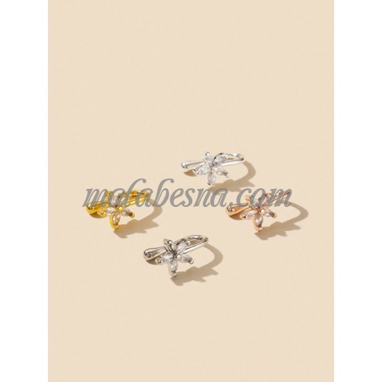 4 Pieces nose ring with flower 4 Pieces nose ring with flower