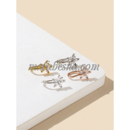 4 Pieces nose ring with flower 4 Pieces nose ring with flower