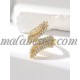 Golden ring with Zirconia