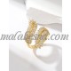Golden ring with Zirconia