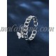 Silver ring with butterfly