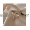 Golden ring with a star and a Zirconia in the middle