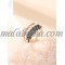 Golden ring with blue Zirconia