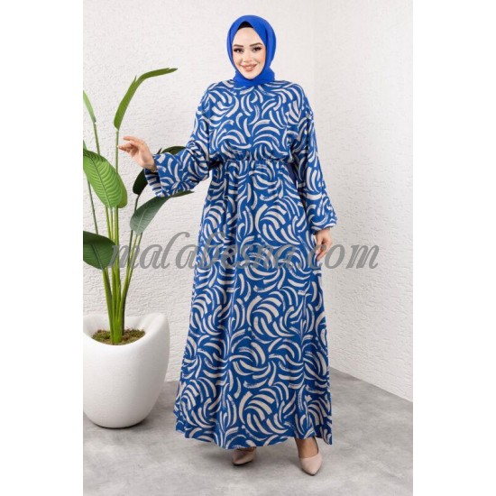 Blue Patterned dress Blue Patterned dress