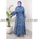 Blue Patterned dress Blue Patterned dress