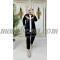 3 Pieces Black and beige with shiny stones on the jackets