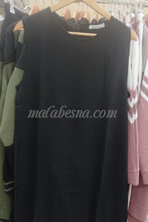 Black long cut shirt