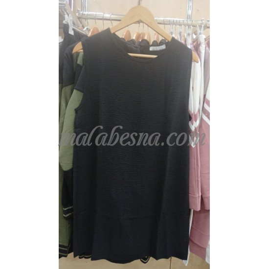 Black long cut shirt