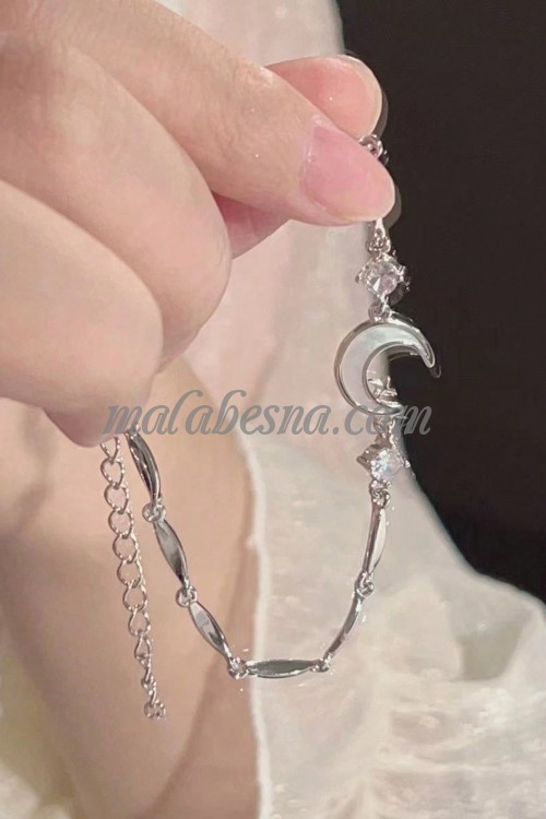 Silver butterfly bracelet