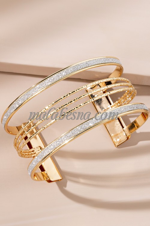 Open golden bracelet