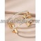 Open golden bracelet