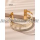Open golden bracelet