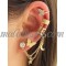 Golden Rhinestone Butterfly earrings