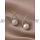 Pair of Rhinestone Stone and Pearl Stud Earrings Pair of Rhinestone Stone and Pearl Stud Earrings