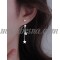 Silver earrings with stars