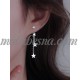 Silver earrings with stars