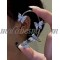 Silver Earrings with 4 butterflies around the ear