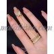 Golden Rhinestone Butterfly Decor Mittens ring