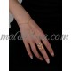 Golden Ring and bracelet chain attached together