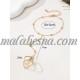Golden Ring and bracelet chain attached together
