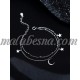 Silver bracelet with moon and stars Silver bracelet with moon and stars