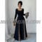 Black dress with tiger pattern below and on the sleeves