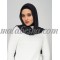 Black Ready-made chiffon hijab