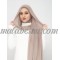Beige Ready-made chiffon hijab