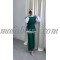 2 pieces green suit with white shirt