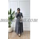 Black jeans dress with belt and pockets Black jeans dress with belt and pockets