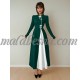 Green dress with white in the middle Green dress with white in the middle