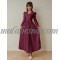 Burgundy waivy dress