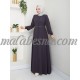 Gray abaya with pattern on the middle Gray abaya with pattern on the middle