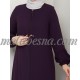 purple abaya with zipper and zigzag design from down purple abaya with zipper and zigzag design from down
