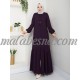 purple abaya with zipper and zigzag design from down purple abaya with zipper and zigzag design from down