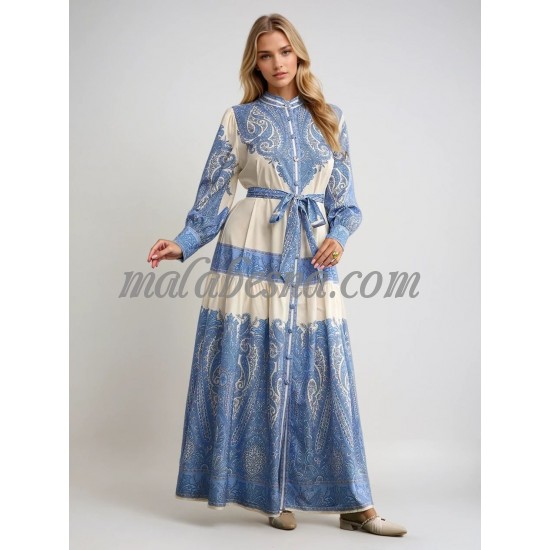Blue and beige dress Blue and beige dress