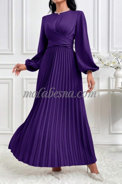 Purple wavy dress
